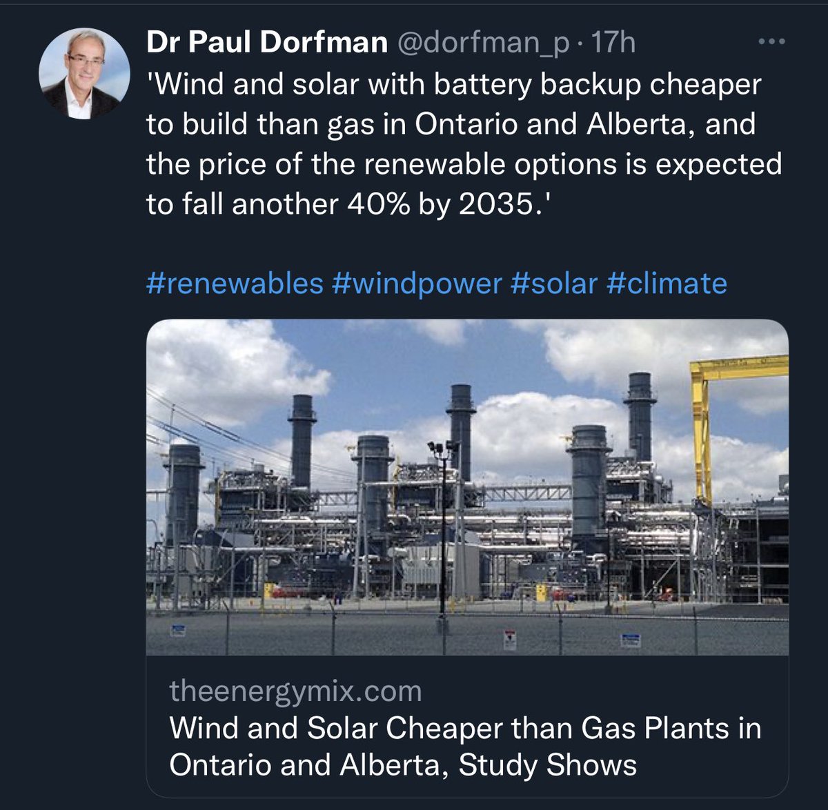 Dr_Keefer's tweet photo. Cheap to build, lucrative for developers… but somehow massively drives up rates…
Wind and Solar are a cheap way to make expensive electricity. https://t.co/29i7AybJEc