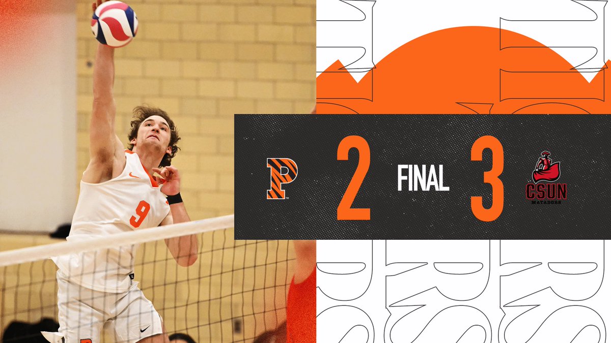 Princeton Men’s Volleyball on Twitter "Final CSUN 3, Princeton 2 (25