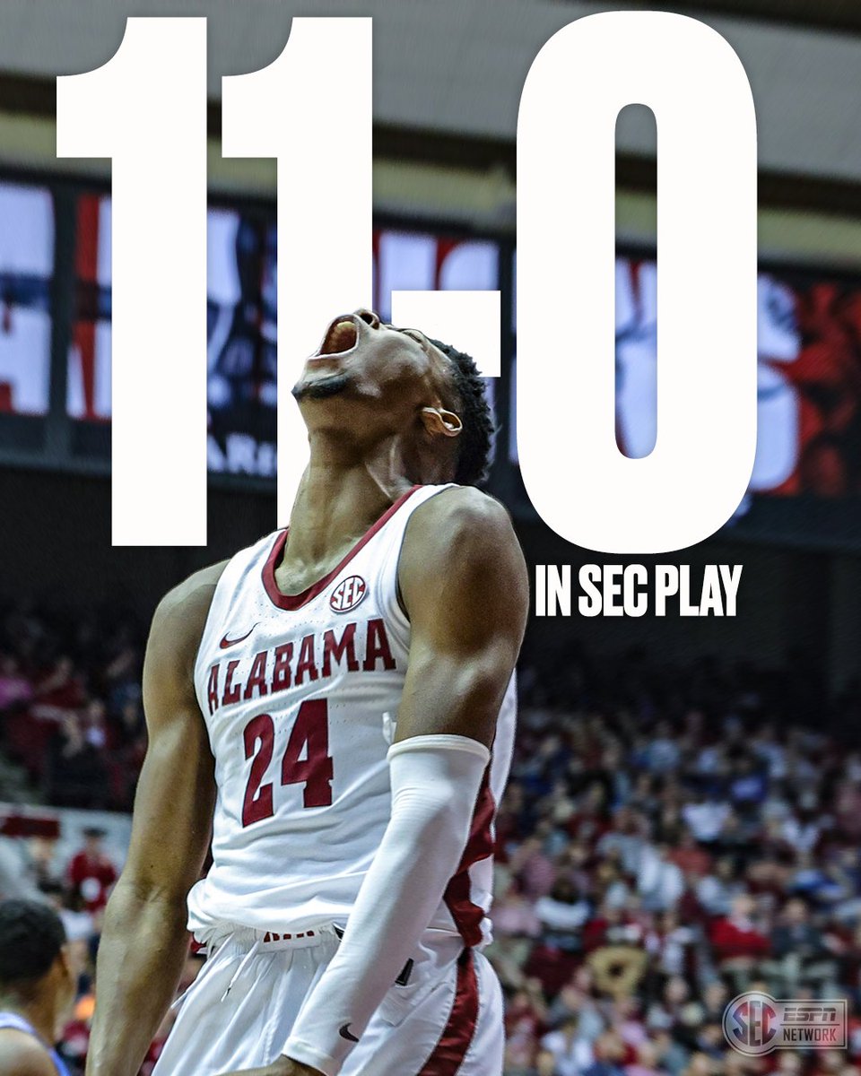 SECNetwork's tweet photo. ROLLING 🐘 @AlabamaMBB https://t.co/qwnFjVvoMK