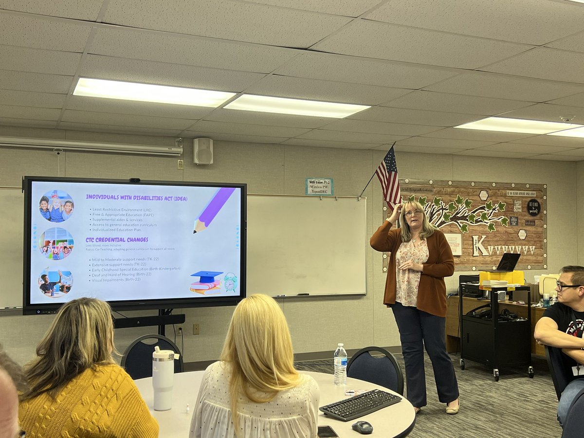 dr_cbetters's tweet photo. Hats off to YCJUSD as they grow in their collective capacity and shared vision of ensuring an equitable education for students with exceptional needs. This is how we get better at getting better! @DrJaimeA @calibinks1 @THEdrDaher @YCJUSDSpEd https://t.co/oRwZ3zTSIe