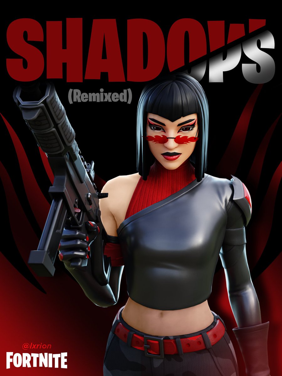lxrion's tweet image. ❤️‍🔥SHADOW OPS (Remixed)❤️‍🔥

The brightest flame casts the darkest shadow.

Fortnite Outfit Concept
(Overview in thread)

#FortniteChapter4  #FortniteArt #FortniteConcept