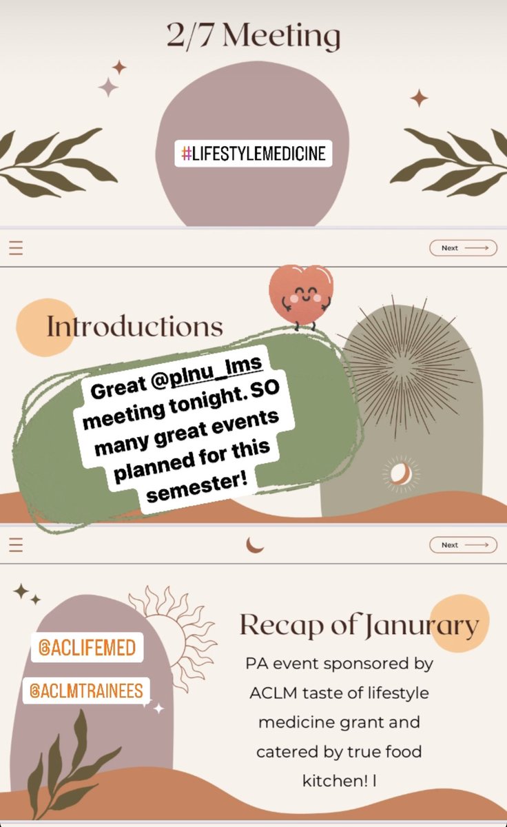 DrJessMatthews's tweet photo. Great @plnu_lms meeting! So wonderful to see our @ACLifeMed #LMIG growing to include undergrad & graduate students across different areas of study & professional practice who share a passion for #lifestylemedicine 💚
As faculty advisor I’m stoked for our upcoming events! ☺️🌱 https://t.co/s2MBAgXXP4