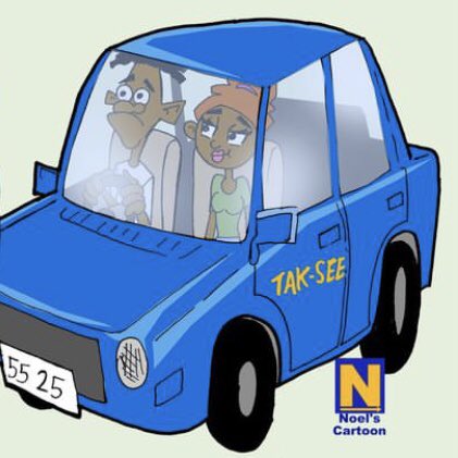 The little blue taxi is ready to go. #cartoon #CartoonArt #car #taxi #TaxiDriver #artontwitter #artofjamaica #jamaicanart