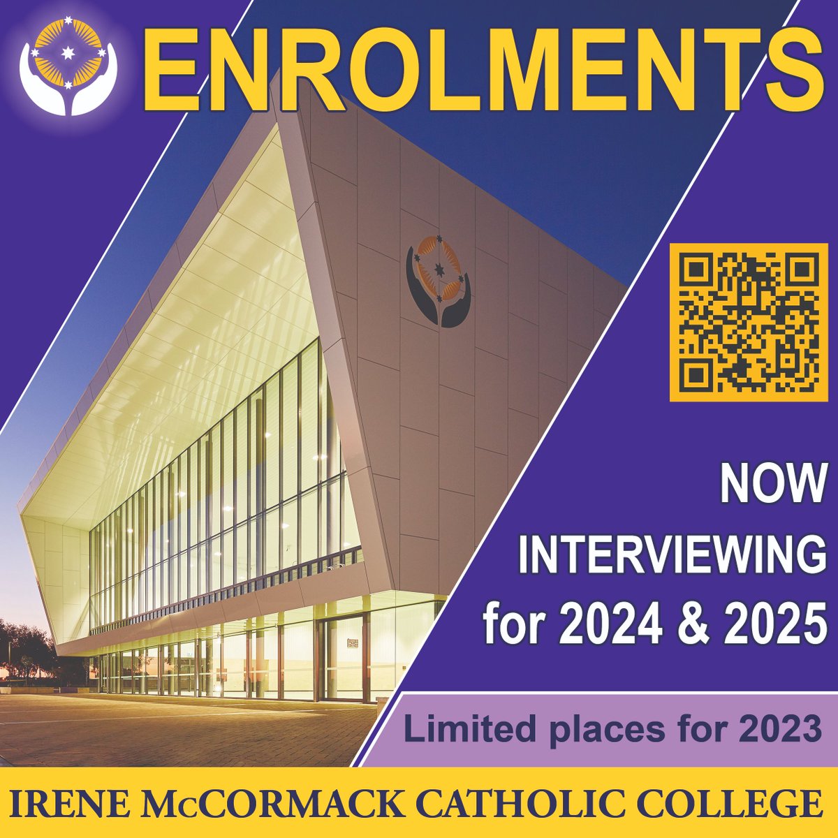 imccbutler's tweet photo. We believe that we inspire new generations of champions. Join the IMCC family today. Contact us today or enrol online https://t.co/OlpGyggrxr
#imccbutler #catholicedwa #enrolment #quality #education #perthnorthernsuburbs https://t.co/LXrjXPWf1E