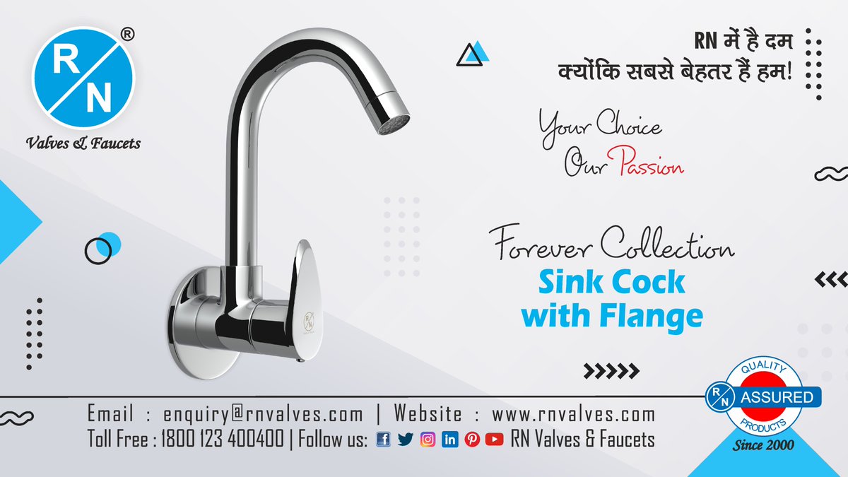 RNValves's tweet photo. The beautiful aesthetic and timeless touch of Sink Cock with Flange are reflected in its contemporary and clean design. The eye-catching appeal and high quality provide your senses a visual pleasure.
#sinkcock #rnsinkcock #sinkcockfaucet #rnbathfittings #cpfitting #sinkcocktap https://t.co/bH44fx7SIN