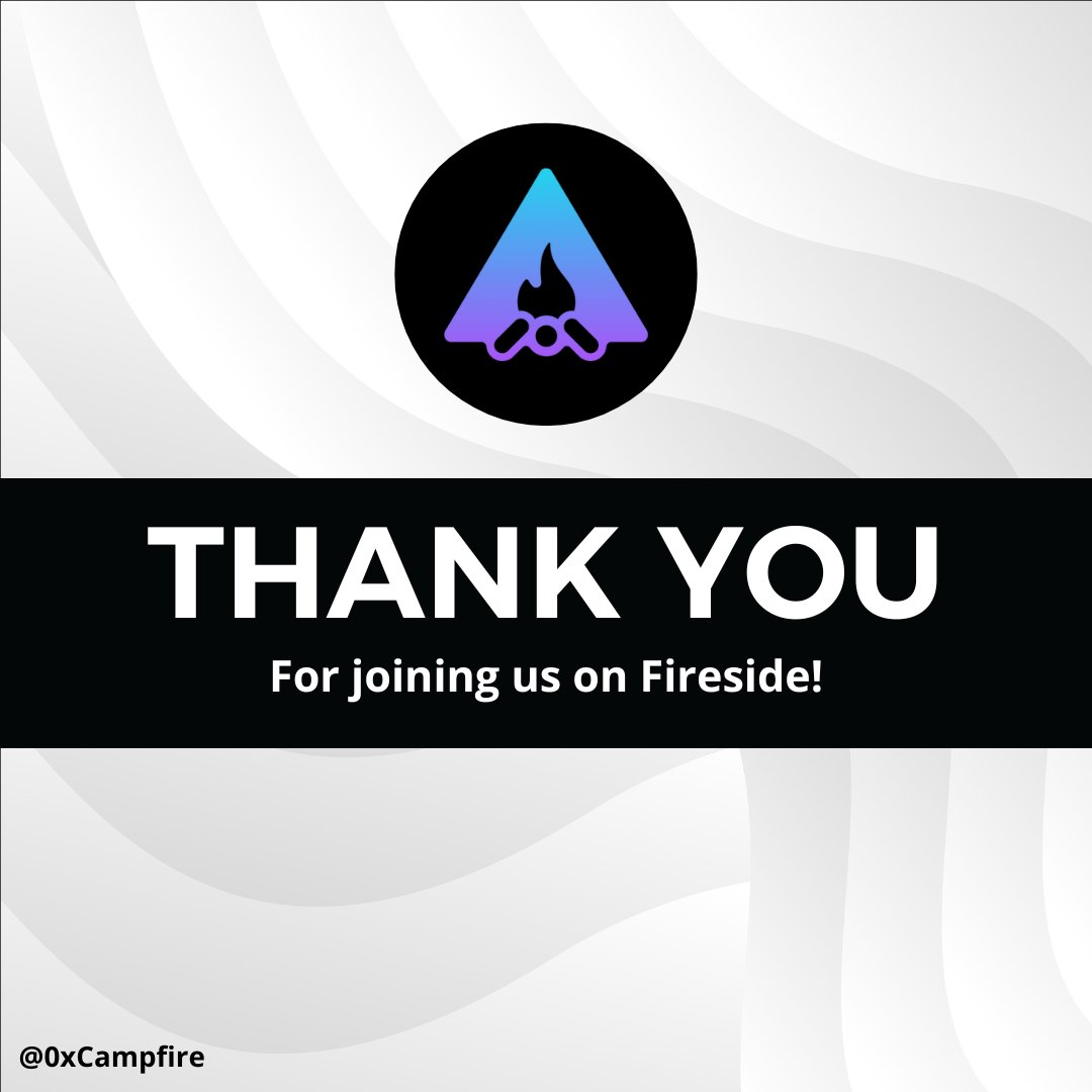 0xCampfire's tweet photo. Thank you to @minerminer_ for a fantastic conversation this evening! 😃 We had a blast getting to chat about your project! https://t.co/ehz69rtWyd