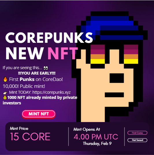 CorePunks (@CoreDAOpunks) / Posts / X