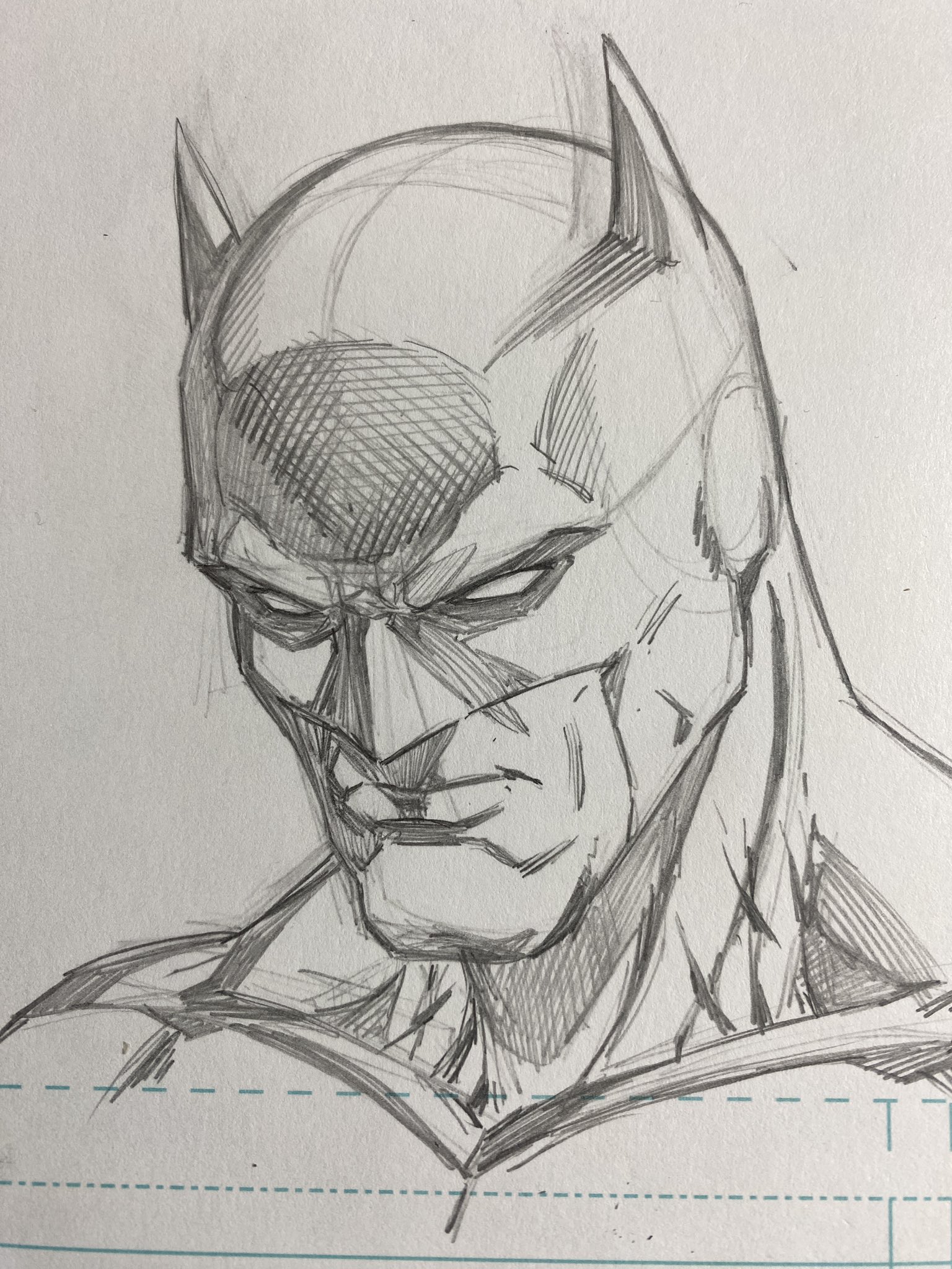 Fan Art] My quick Batman pencil sketch (BvS) : r/DCcomics