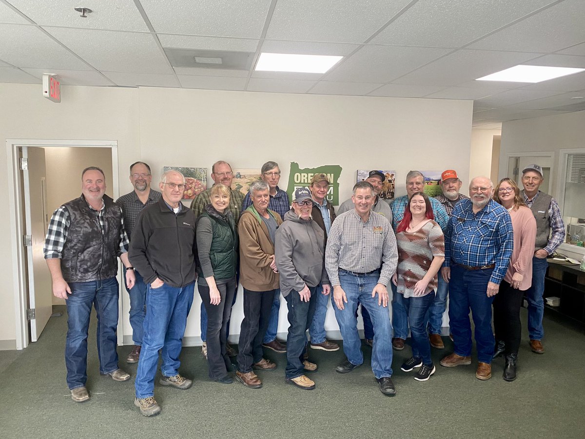 And that’s a wrap for our Board of Directors first quarterly meeting for 2023! Thank you for joining us and we look forward to seeing you all in May! 

#OregonFarmBureau #FarmBureauProud #SupportAg #GrowingOregon #FarmBureau #FarmBureauFamily