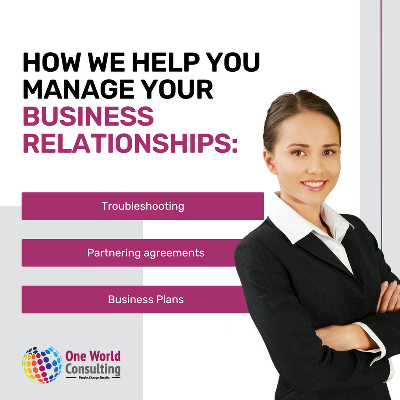 🔎 We offer independent third-party assistance in the resolution of issues and conflicts to ensure a better relationship with your stakeholders.

#OneWorldConsulting #Mentoring #BusinessCoach #BusinessRelationships #ManagementServices