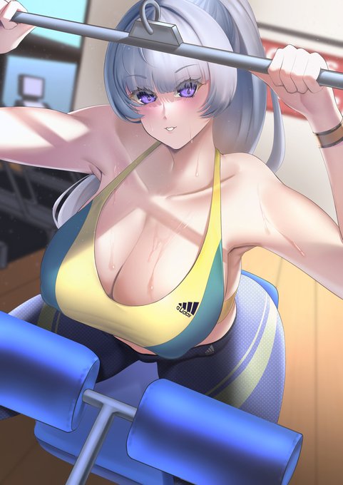 トレーニー奥様 #オリジナル #トレーニングウェア #巨乳 #爆乳 https://t.co/8ae5xB9w2N 