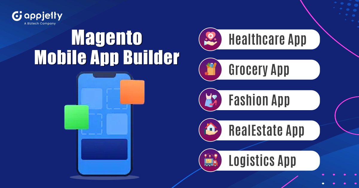 appjetty's tweet image. Build different apps with our Magemob Mobile App Builder. You will have a ready-to-launch mobile app for Android and iOS within a month. 

Build your app faster than ever👉appjetty.com/magento2-mobil…

#Magento2 #magentoextensions #magentocommerce #ecommerce #MobileApps