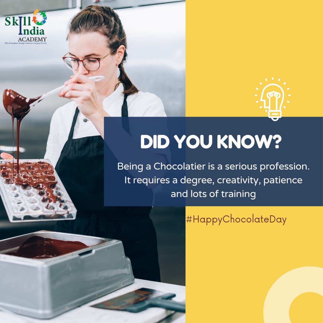 SkillIndiaac's tweet photo. Ahead of Valentine’s Day, we thought of having a bit of fun with interesting facts in lines with adorable days associated with it…Share a chocolate with your loved ones today.🍫

#chocolateday2023 #happychocolateday #chocolateday #chocolate #facts #skillindiaacademy #didyouknow https://t.co/M2JCuTL2iG