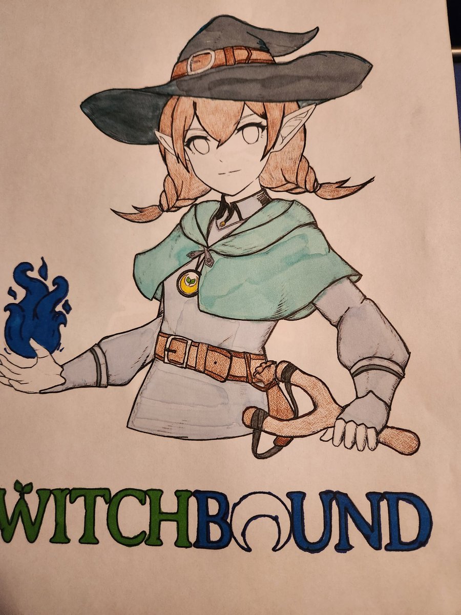 KataraDeMoreso's tweet photo. She has yet to be named as its a W.I.P. Cannot wait for this game to go live! #witchbound @DarkDollGames https://t.co/fKbYXiNR65