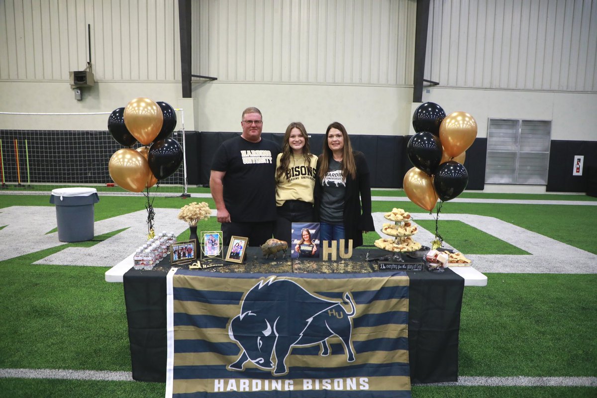 carleyhall51's tweet photo. It’s official! @HardingSports https://t.co/OmltLTZcul