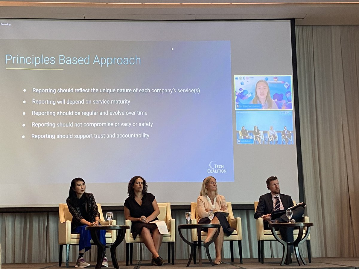 DrennanIain's tweet photo. @WeProtect facilitating fascinating discussion on international #csea industry engagement with @eSafetyOffice @tech_coalition @unicefprotects @thaihotlineorg - key themes #transparency &amp; improving response https://t.co/lDThZFZGEv