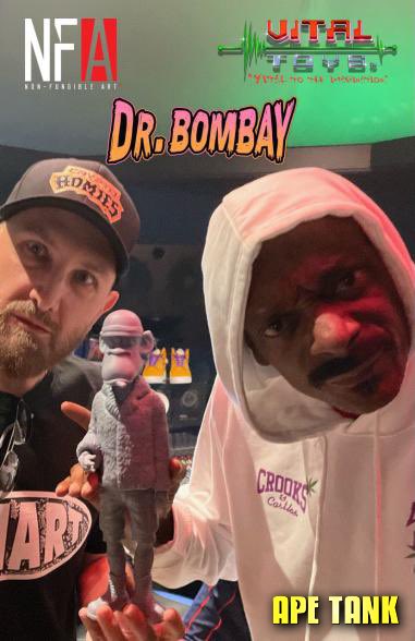 GET YOUR LIMITED EDITION Dr. Bombay Figure at this link and save 10%! 

vitaltoys.io/Apetank

Limited supply available of the most famous <a href="/BoredApeYC/">Bored Ape Yacht Club 🍌</a> in the world! 
 
⭐️ GIVEAWAY ⭐️

One lucky person who : 

Follow <a href="/NFA_Inc/">Non-Fungible Art Inc</a> and <a href="/ape_tank/">APE TANK</a> 

RT this tweet

Winner chosen LIVE!