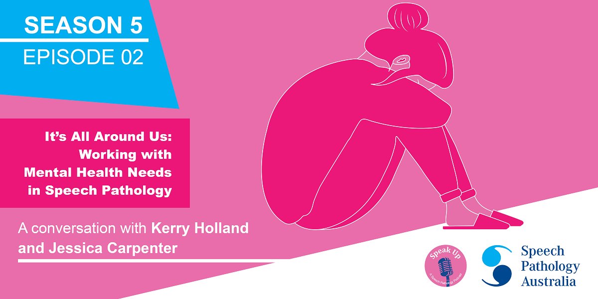 SpeechPathAus's tweet photo. In the latest Speak Up podcast episode, Laura Caire chats with Kerry Holland and Jessica Carpenter from Peninsula Speech Plus about recognising signs that someone we support might need additional assistance, and practicing in a trauma informed way. https://t.co/vEYXXWt39p https://t.co/RLbM4yICzv