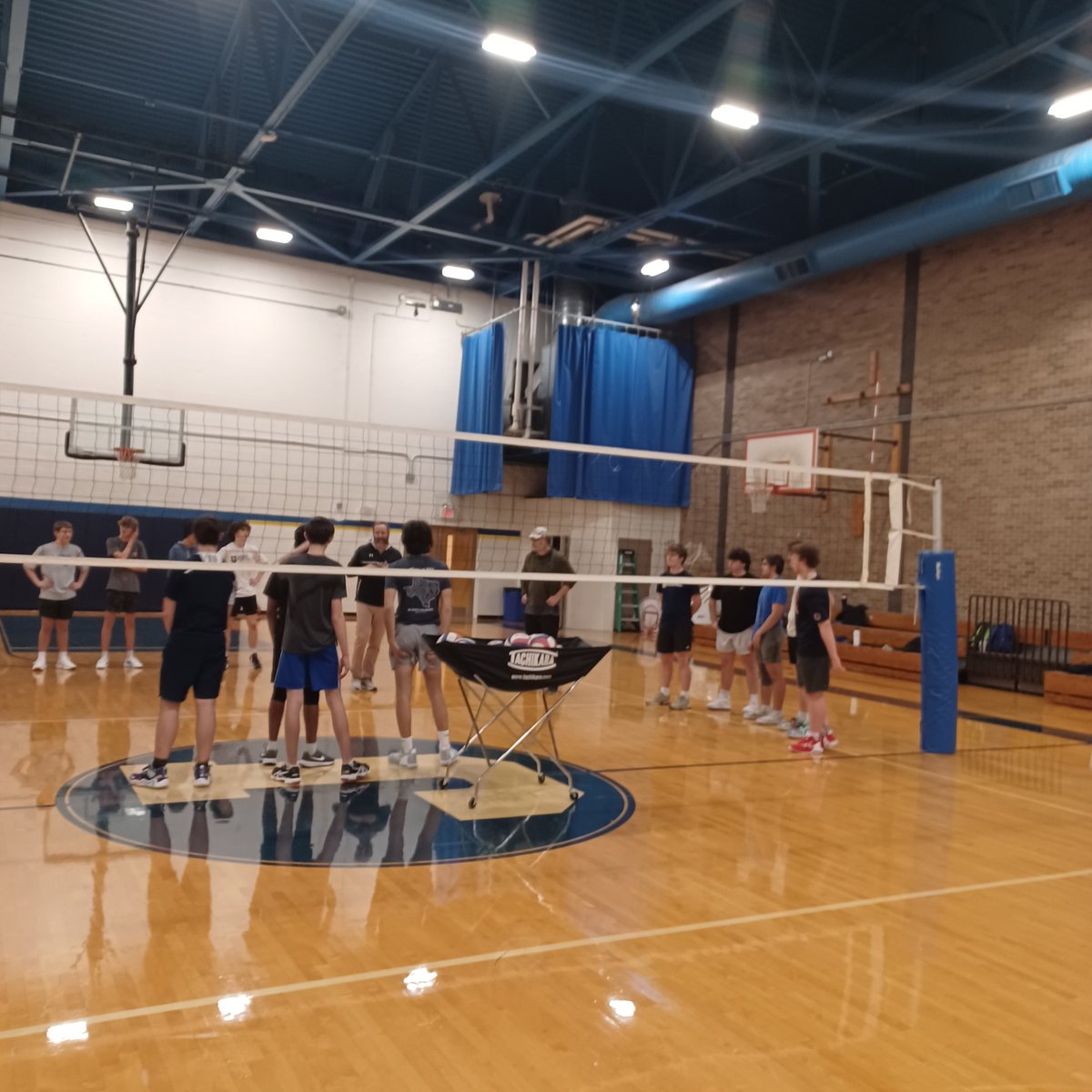 First in season practice! Go Rangers! #volleyball #boysvolleyball #jesuitdallas