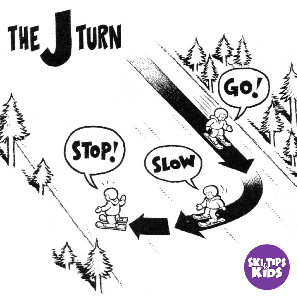 skitipsforkids's tweet photo. "J turns describe the big curved J shape of the track you'll make with your skis in the snow. It's a fun way to introduce kids to the parallel stance, and it's another way they can stop.⁠
Start out by skiing in a gliding Pizza straight down the slope, right in the fall line.… https://t.co/maEceDeR4X