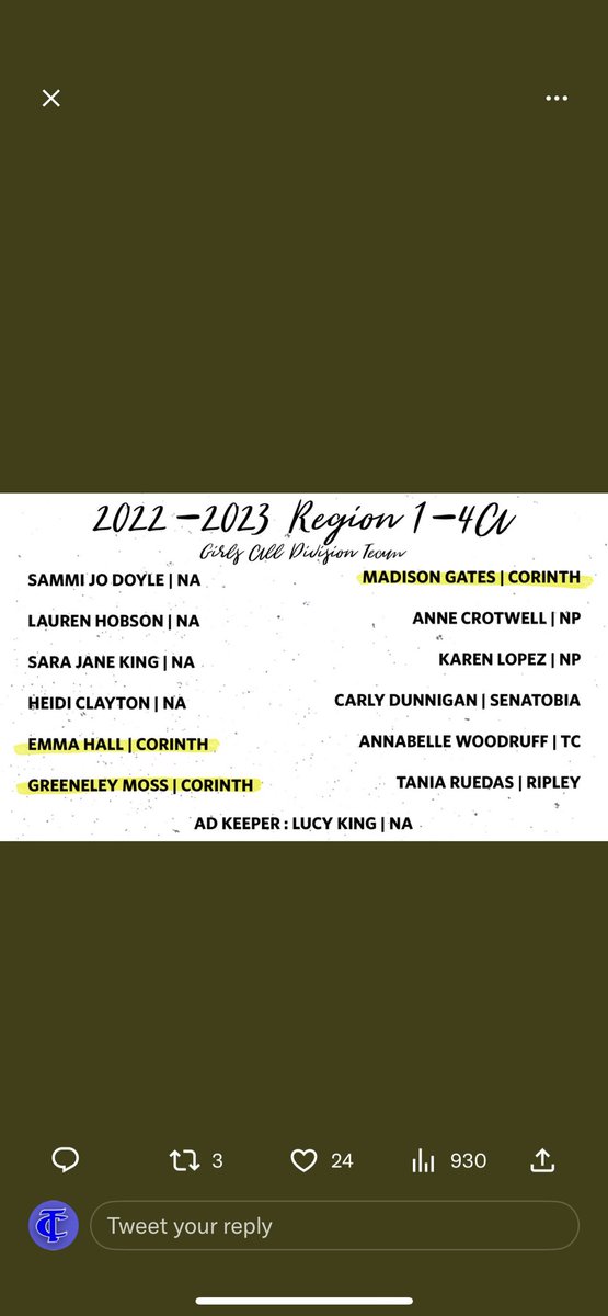 Congratulations to Annabelle Woodruff and Brandon Valdez for making the 2022-2023 region 1-4A All Division Team!! <a href="/AthleticsTCHS/">TCHS Athletics</a>
