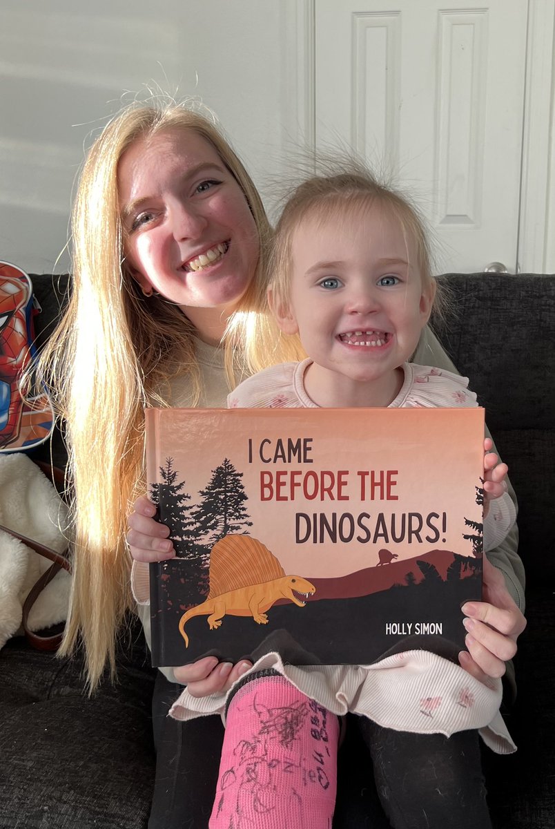 Hollycheyenne98's tweet photo. Are you looking for a new children’s paleontology book? I just published “I Came Before the Dinosaurs!”
Peyton loves her new book!
#childrensbooks #paleontology #dimetrodon #childrensbookillustration #childrenssciencebooks #dinosaurbooks #paleontology #paleontologybooks https://t.co/OkDZNms6Zl