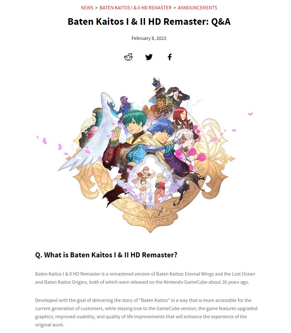 Baten Kaitos I & II HD Remaster (English)