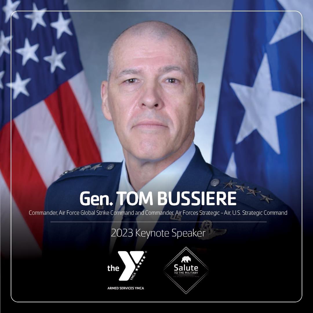 AKASYMCA's tweet photo. We are proud to welcome General Tom Bussiere as the keynote speaker for the 46th Annual Salute to the Military! Gen. Bussiere will share his remarks as we celebrate Alaskaโs outstanding military members at this annual event.
#akasymca #asymca #alaska #AKsalute https://t.co/n56vHRpeWS