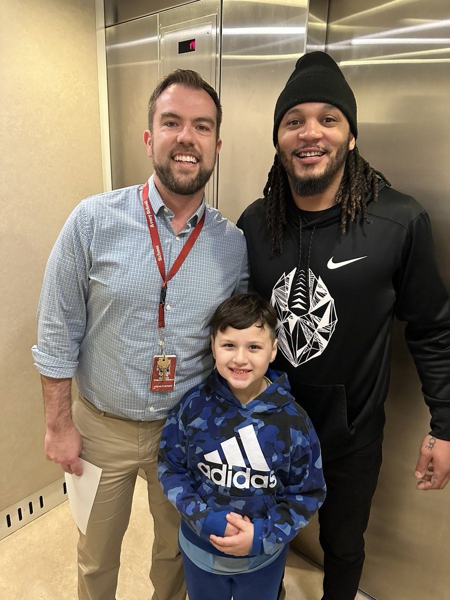 It was so nice of Derek to invite his uncle <a href="/PatrickChung23/">Patrick Chung</a> to visit his classmates in Ms. Fay’s 2nd grade classroom. Thanks for coming to hang out and talk with us, Patrick!! Come back anytime!!

<a href="/DedhamSchools/">Dedham Public Schools</a> <a href="/Patriots/">New England Patriots</a>