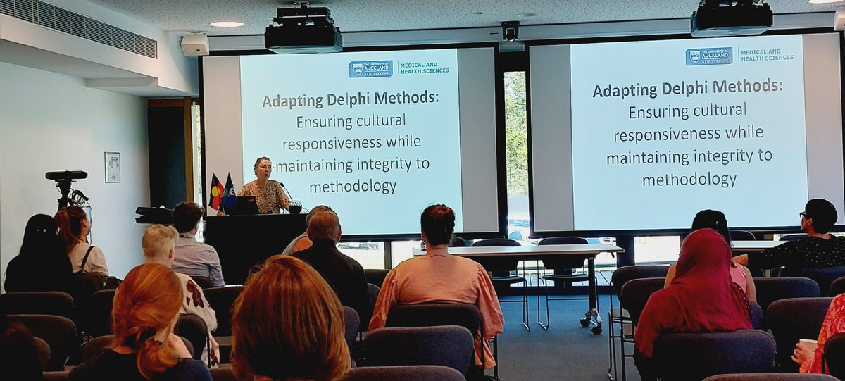 Our second guest speaker @SarahShetrick talking about adapting the @chatsafe_au guidelines in New Zealand to make them relevant, culturally responsive, and appropriate for bicultural youth. 

#IASPResearchWorkshop23