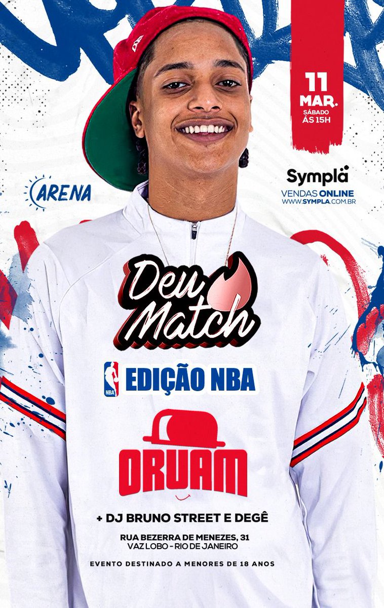 021_thdelaas's tweet photo. Vamos lotar o arena e ver o oruam fazer cesta atrás de cesta? Código promocional: Th9 #oruamnadeumatch #oruam #Matine #DeuMatch https://t.co/zrqJMuQw94