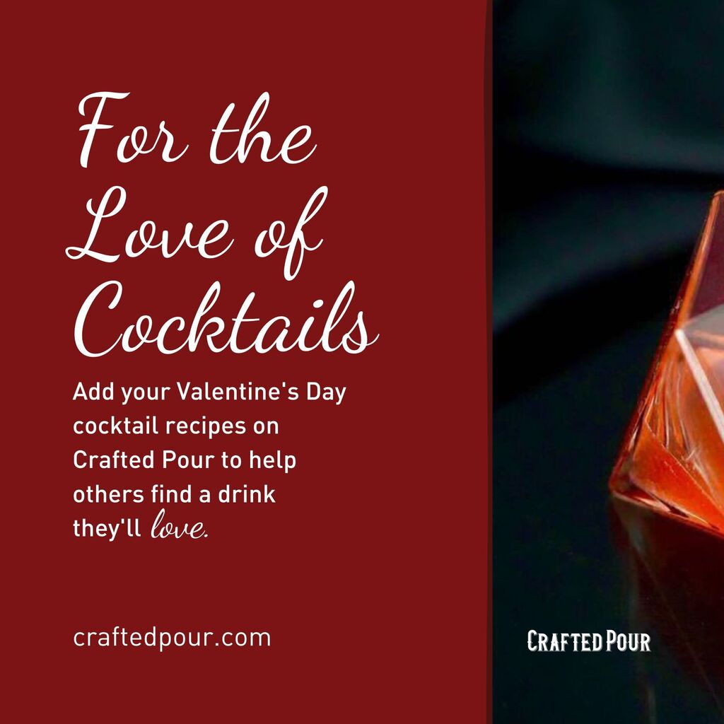 teamcraftedpour's tweet photo. π For the love of cocktails... Find or add your Valentine's Day cocktail recipe on Crafted Pour. Try the app at our link in bio!
#cocktails #cocktailrecipe #bartender #mixologist #homemixologist #valentinesday2023 #valentinesdayideas https://t.co/OcqVx332fK https://t.co/h9NV0pJTto
