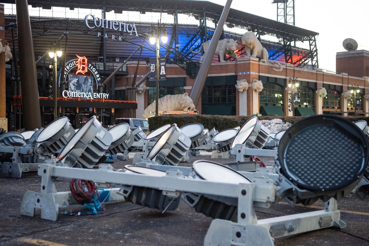 Comerica Park on X: Today we completed installation of 472 new