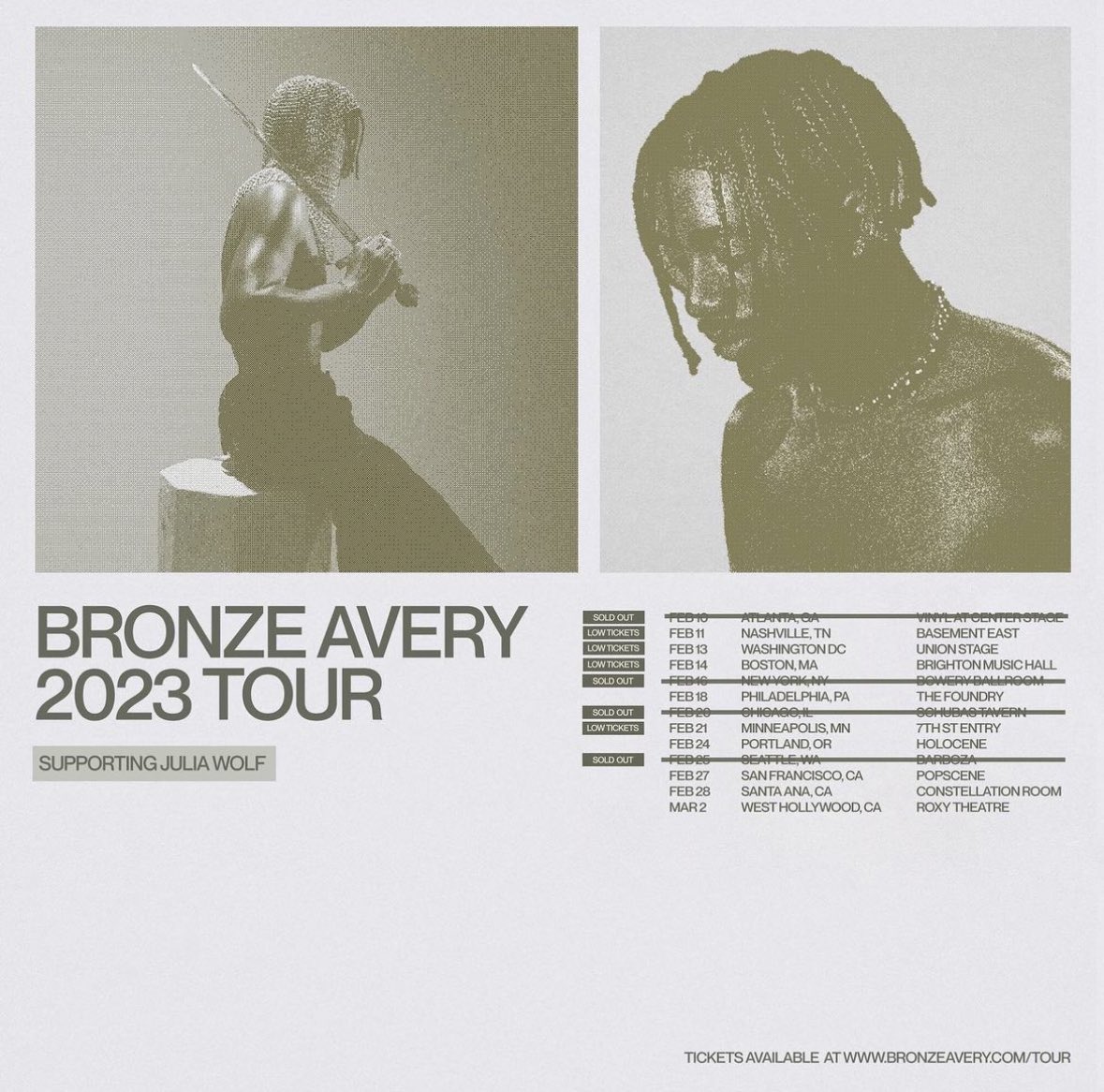 bronzeavery's tweet image. TOUR STARTS SO SOON 😭✨
who's coming?