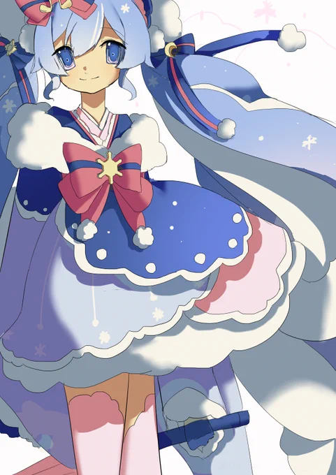 ピアプクロウですホー!今日もピアプロに投稿された作品を紹介していくホー☆木乃伊みいらさんの雪ミクさん!ニコッと優しい顔で微笑む姿がとてもステキホー…(*'▽')【】 #piapro #雪ミク 
