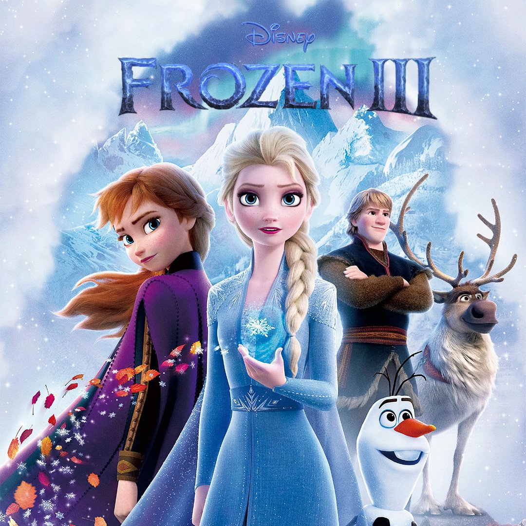 'FROZEN 3' is in the works at Disney.  #Frozen3 #ASeasonOfLove #Disneymagic #frozen #kristanna #Disneyside #queenelsa #Disneygram #frozen #frozen2 #elsa #anna #snowqueen #queenelsa #illustration #characterdesign #frozen2 #frozen #frozenfever #olafsfrozenadventure