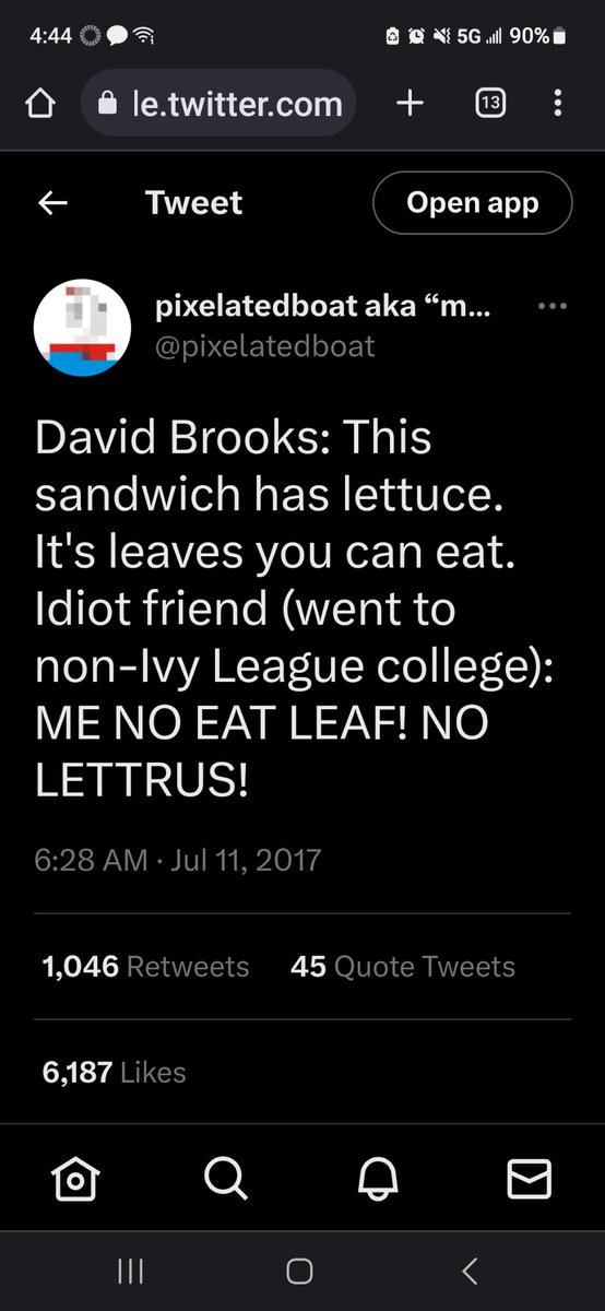 jacieb's tweet image. And this is still my favorite tweet response to an article