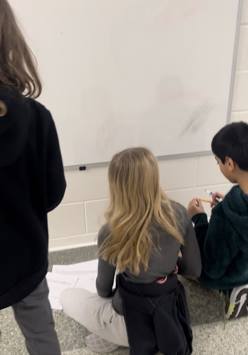 MBlaisclassroom's tweet photo. Working in Math groups again today! Collaborating on critical thinking questions for measurement π Lots of trial, error, and perseverance πͺπ» Itβs great to hear the students collaborating and teaching each other ππ» #ocsbDL #ocsbMath #FRADL @AssisiOCSB https://t.co/Lby47we9Lj