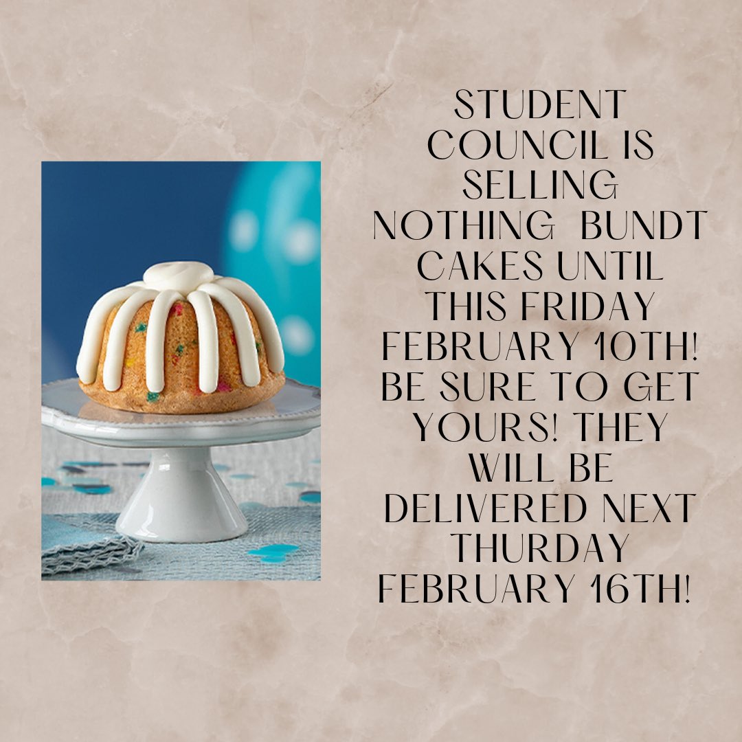 midcarstuco's tweet photo. Be sure to go see Mrs. Pennington or Mrs. Fugel if you want to order! https://t.co/tNNFhTYFQL