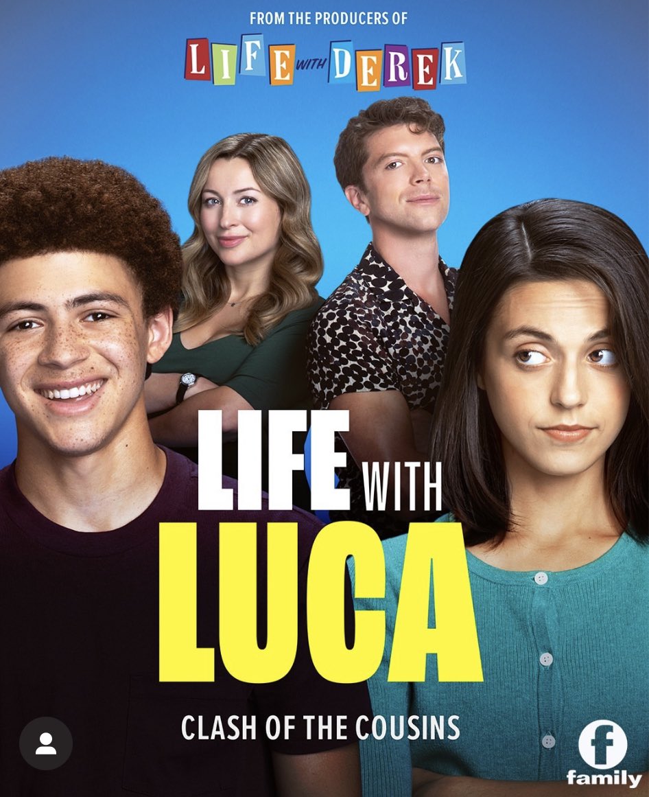 Life with Luca premieres Monday, February 20 at 7pm ET/PT on Family Channel #lifewithluca