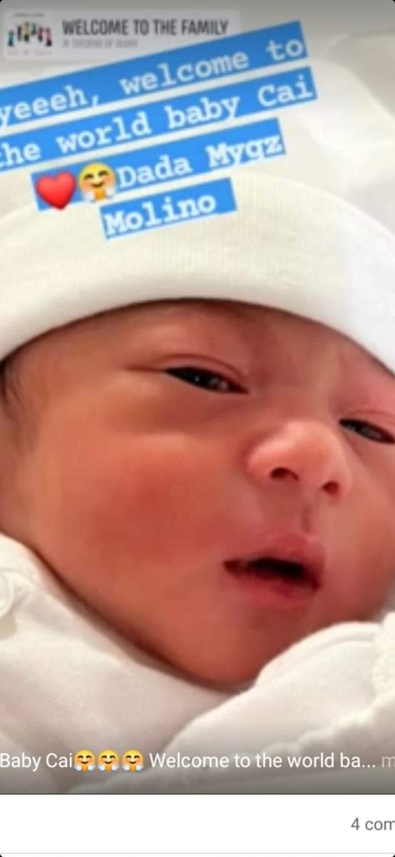 Congratulations  Pia and Toto for a beautiful bb boy Cai  welcome bb..
 Congratulations to the whole family 
super happy si Dada #MygzMolino 💖