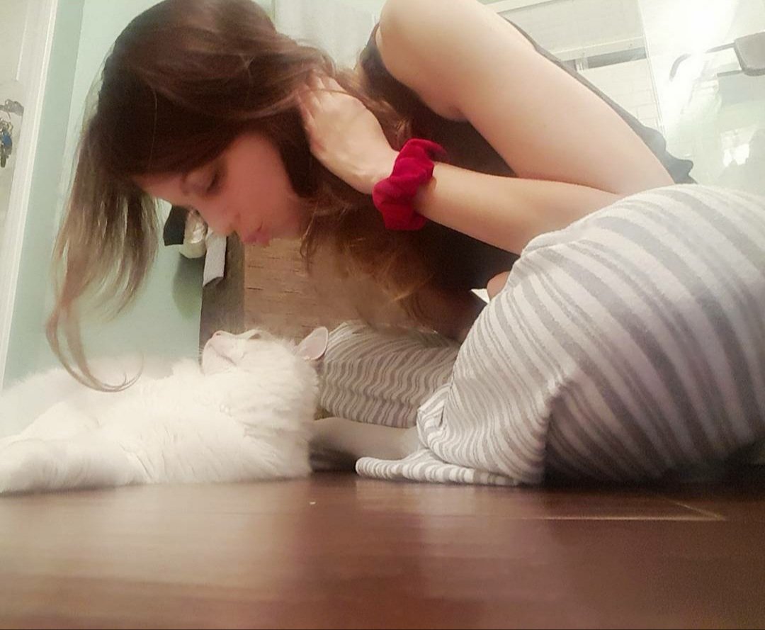 KalenaOrKArr's tweet photo. In my dreams my cat follows...#cats #Kitarocommunity https://t.co/qdXF4eBDIP