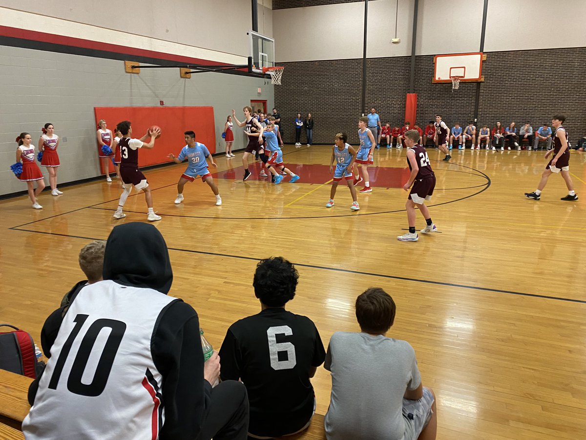8th grade boys basketball gets a big 62-18 win over Webb City tonight to advance to the 5th place game tomorrow night vs. winner of Mac Co and Carthage in the Wild West Shootout. #tigerpride <a href="/Nevada_Schools/">Nevada R5 Schools</a>