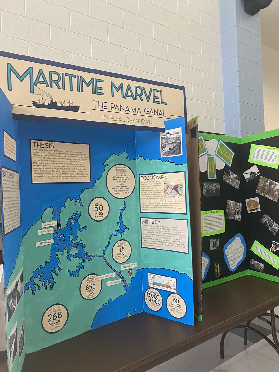 Super impressed with our student History Fair projects this year! Way to go! 🥇