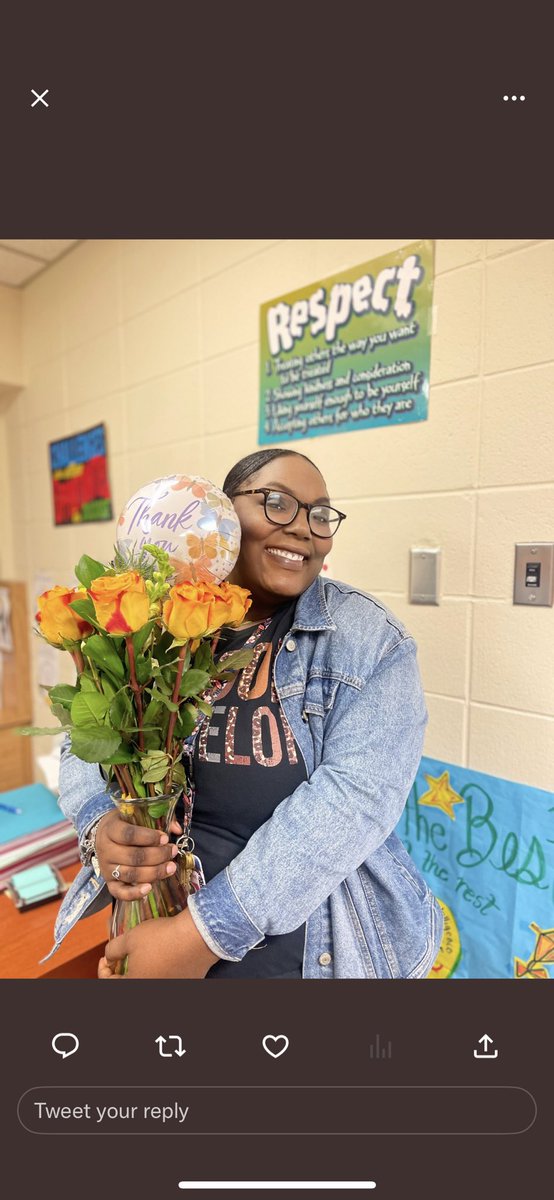 Thank you to my awesome team for pouring into me everyday and I am so thankful for all of the love and appreciation I am receiving this week. The job is rewarding in itself but the appreciation shown is heartwarming 🥰. #TeamCaraway #Ilovemyjob #NSCW2023 #AldineConnected