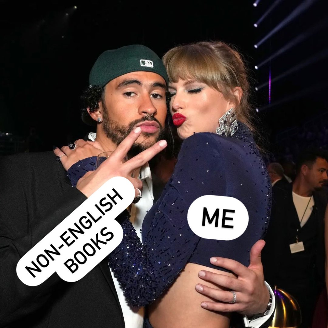 SMPublicLibrary's tweet photo. Be like @sanbenito and read from our non-English collection 🐰

#SantaMonicaPublicLibrary #BadBunny #TaylorSwift #nonEnglish https://t.co/fLg0YFFaBd