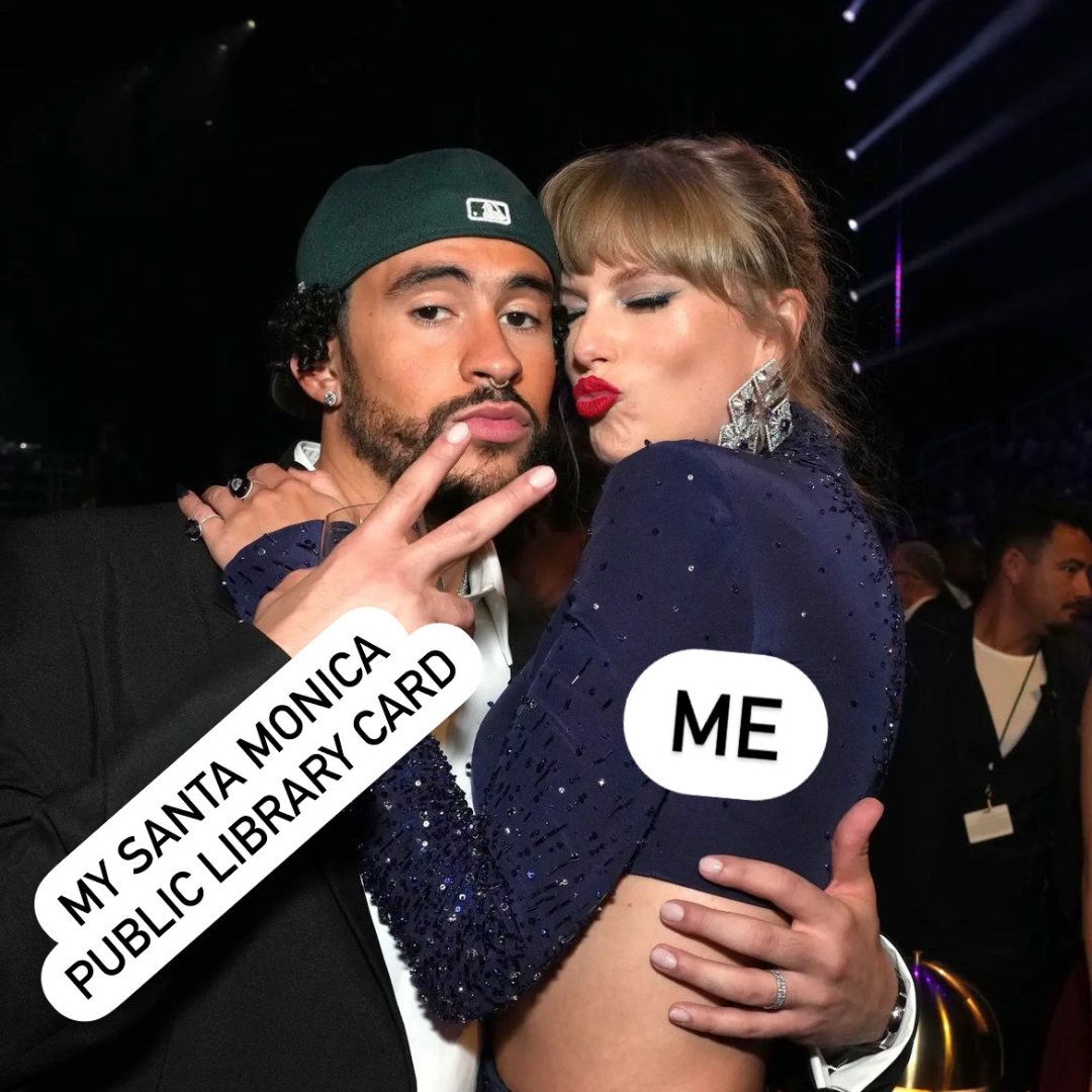 SMPublicLibrary's tweet photo. Be like @sanbenito and read from our non-English collection 🐰

#SantaMonicaPublicLibrary #BadBunny #TaylorSwift #nonEnglish https://t.co/fLg0YFFaBd