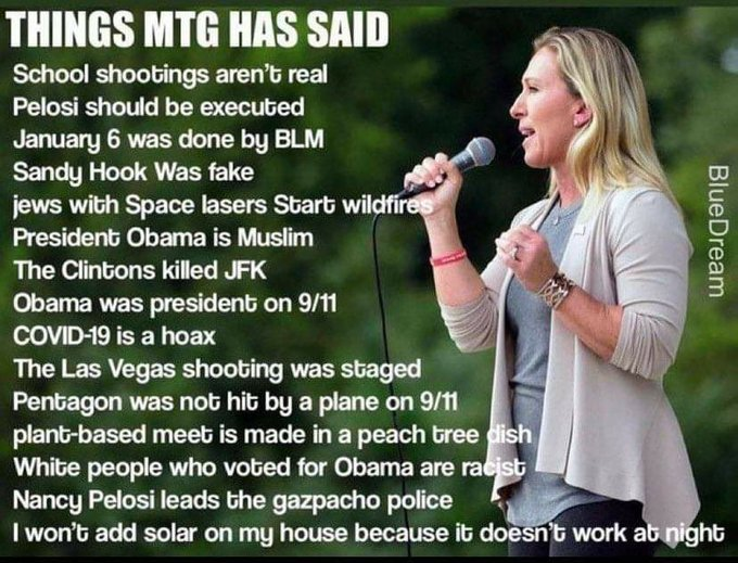 Iamcmaxwell's tweet photo. @ThePoliticalPom @AdamKinzinger I'd rather have a politician with an IQ above 60 who can speak facts &amp; opinions in an educated, intelligent manner worthy of her public office. She is an imbecile who does not realize her profound limitations.... https://t.co/VVX14IVGyP