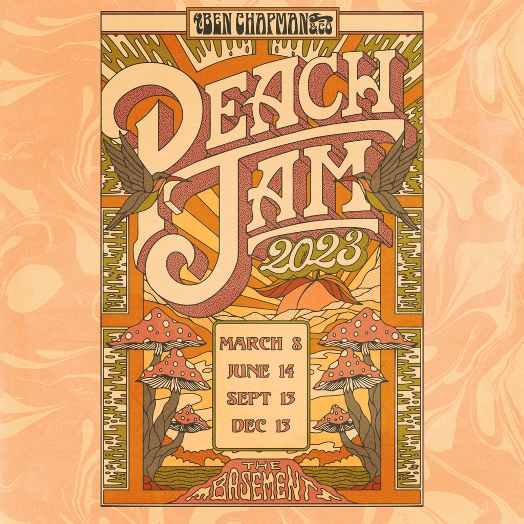 TheBasementNash's tweet image. JUST ANNOUNCED!! Our very dear friend @benchapmanmusic will be bringing #PeachJam back to the Basement on March 8, June 14, Sept 13 and Dec 13!! We are looking forward to seeing all of you soon 😊  Tickets are on sale now: l8r.it/WA2u 🎫