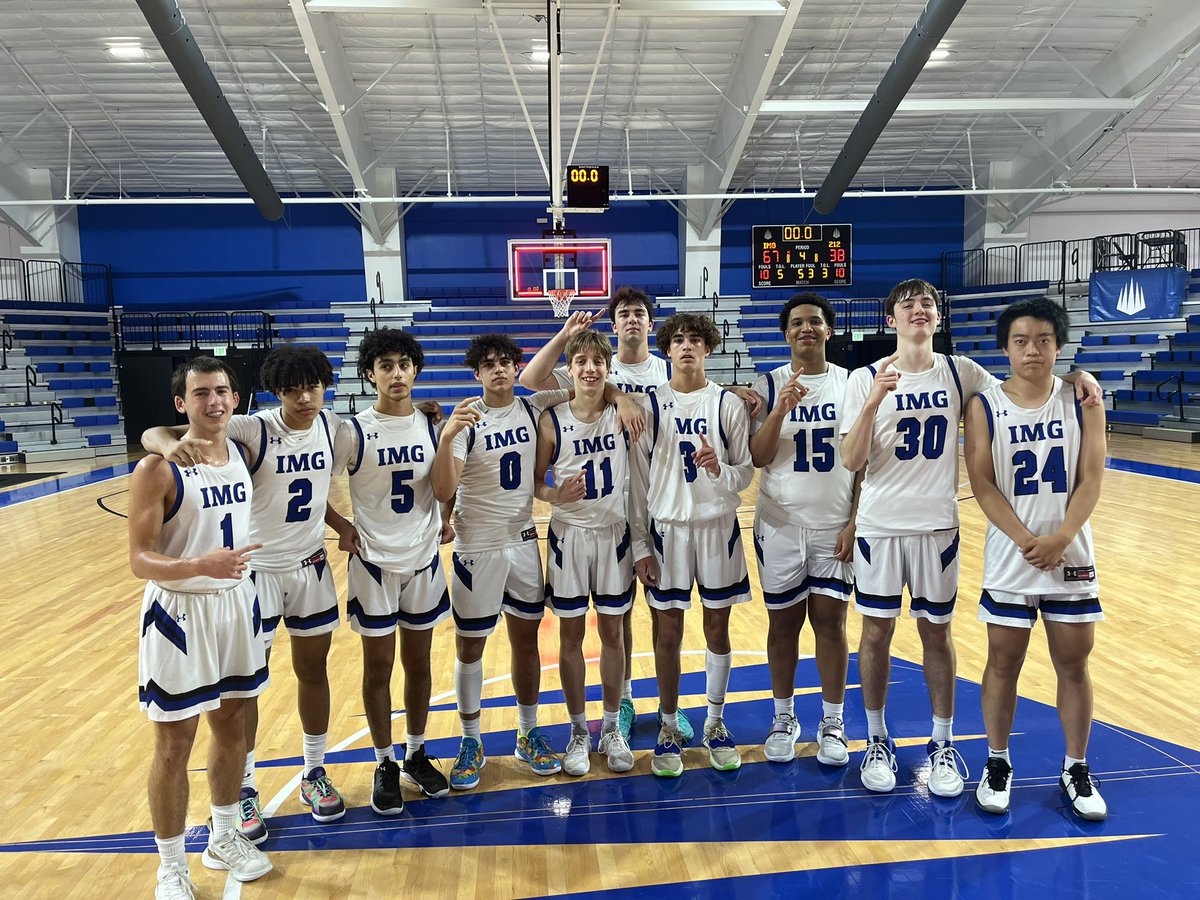 IMGABasketball's tweet photo. JV Blue defeated @TwoTwelveSports 67-38
#imgacademy #imgafam https://t.co/bthBwCtT2x